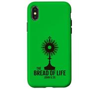 Le Pain de Vie Jean 6:35 Eucharistie Adoration Monstrance Coque pour iPhone X/XS