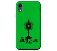 Le Pain de Vie Jean 6:35 Eucharistie Adoration Monstrance Coque pour iPhone XR