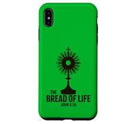 Le Pain de Vie Jean 6:35 Eucharistie Adoration Monstrance Coque pour iPhone XS Max