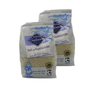 Le Paludier de Guérande - Lot 2x Gros sel de Guérande - IGP - Sachet 1kg