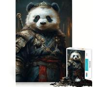 Le Panda Monarque Sauvage Puzzle de 1000 pièces pour Adolescents Jeu de réflexion Soulagement de la Tension Cadeau de qualité supérieure (50x75cm)