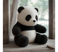 Le Pandy - Peluche Qui s'enlace Toute Seule, Panda réaliste avec Technologie Hug Motion, Peluche Ultra-Douce pour apaiser Les émotions, Compagnon Anti-Stress pour Adultes et Adolescents
