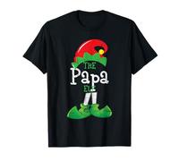 Le Papa Elf Drôle Noël Famille Cadeaux assortis Vacances T-Shirt