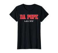 Le Pape Léon XIV de Chicago a Choisi Le Cardinal Robert Prevost Da Pope T-Shirt Graphique avec Valeur, Femme, Noir, S