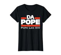 Le Pape Léon XIV de Chicago a Choisi Le Cardinal Robert Prevost Da Pope T-Shirt Graphique avec Valeur, Femme, Noir, L