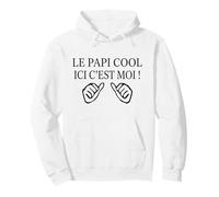 Le Papi Cool Ici C’est Moi Humour Anniversaire Grand-Père Sweat à Capuche