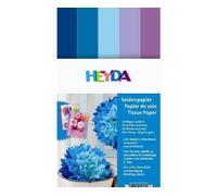 Le Papier En Soie Bleu Violet Teintes 50x70cm (10pcs), Heyda, Papiers Spéciaux, De Scrapbooking