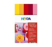 Le Papier En Soie Rouge Jaune Nuances 50x70cm (10pcs), Heyda, Papiers Spéciaux, De Scrapbooking