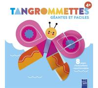 Le papillon - 4+ Tangrommettes géantes et faciles - Collectif - Yoyo Books - broché - Document jeunesse