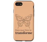 Le Papillon chrétien Laisse Dieu Vous Transformer Coque pour iPhone SE (2020) / 7/8