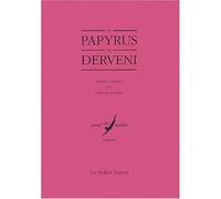 Le Papyrus de Derveni - Fabienne Jourdan - Belles Lettres - broché - Etude