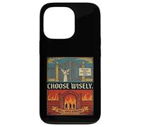 Le Paradis a Un Mur et Une Immigration stricte, Choisissez Wisely Funny Coque pour iPhone 13 Pro