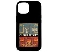 Le Paradis a Un Mur et Une Immigration stricte, Choisissez Wisely Funny Coque pour iPhone 15