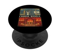Le Paradis a Un Mur et Une Immigration stricte, Choisissez Wisely Funny PopSockets PopGrip Adhésif