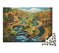 Le Paradis Casse-tête 1000 Pièces avec Emboîtement Parfait, Grand Puzzle Puzzle De Détente pour La Décoration Murale DIY, Secret Santa Original 52x38cm/1000pcs