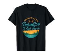Le Paradis est là, Camping, Crew Lake, graphisme T-Shirt