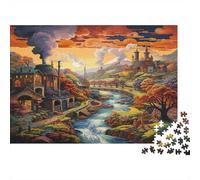 Le Paradis Puzzle 1000 Pièces Adulte en Carton Recyclé, Jeu De Puzzle À Assembler Soi-même défi Entre Amis pour Un Moment De Complicité, Étoile du Cadeau De Noël 38x26cm/1000pcs