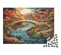 Le Paradis Puzzle 1000 Pièces avec Clic Parfait, Ensemble De Casse-tête en Puzzle Puzzle De Développement Cognitif pour Une Activité Intergénérationnelle, Passion Naturel Et Faune 52x38cm/1000pcs