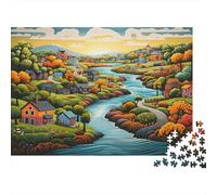 Le Paradis Puzzle 1000 Pièces avec Clic Parfait, Puzzles pour Adultes Concentration Training Puzzle pour La Décoration Murale Et Les Cadeaux, Secret Santa Original 38x26cm/1000pcs