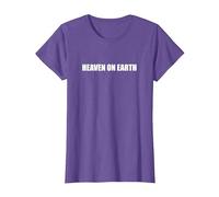 Le Paradis sur Terre T-Shirt, Femme, Violet Chiné, XXL