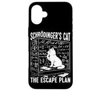 Le paradoxe quantique du Plan d'évasion du Chat de Schrödinger Coque pour iPhone 16 Plus