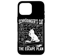 Le paradoxe quantique du Plan d'évasion du Chat de Schrödinger Coque pour iPhone 16 Pro Max