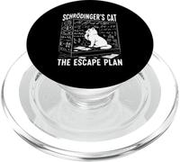 Le paradoxe quantique du Plan d'évasion du Chat de Schrödinger PopSockets PopGrip pour MagSafe