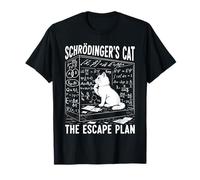 Le paradoxe quantique du Plan d'évasion du Chat de Schrödinger T-Shirt