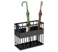 Le parapluie, Support de parapluie et de canne en métal à double couche avec bac à eau amovible, multicolore