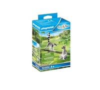 Playmobil 2 lémuriens Multicolor 70355