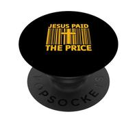 Le Pardon Total de Jésus a payé Tout l'histoire de la Bible PopSockets PopGrip Adhésif