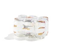 Le Parfait 4035 T.O. Pot à Miel avec Couvercle Verre Transparent/Doré 385 ML 63 mm Lot de 6