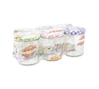 Le Parfait - 6585019.0 - Confituriers - Verre - Lot de 6 couvercle coloris aleatoire