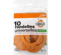LE PARFAIT 8012382 Sachet de 10 joints 85 mm à 2 oreilles - Transparent