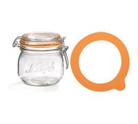 Le Parfait - Bocaux Super - 0,5L, Lot de 6 & Sachet de 10 rondelles Super - 70mm