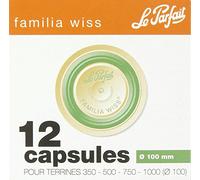 Le Parfait – Capsule Familia Wiss – diamètre 100 mm – verte – Boîte de 12