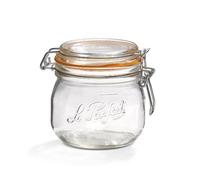 6 bocaux LE PARFAIT en verre 500 ml Blanc Le Parfait Blanc TS