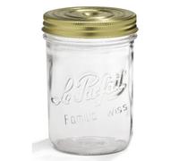 LE PARFAIT 1659603 Lot de 6 terrines en verre - 750g - D 100 Familia - Transparent