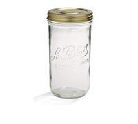 LE PARFAIT 1659599 Lot de 6 terrines en verre - 1,5kg - D 110 Familia - Transparent