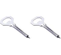 Le Parfait - Tire Rondelle Le Parfait, Argenté, 10 cm (Lot de 2)