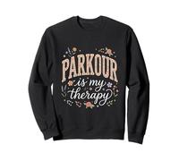 Le Parkour est ma thérapie Florale bohème Sweatshirt