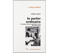 Le parler ordinaire