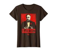Le Parrain Vito Le Don Corleone T-Shirt, Femme, Marron, XL