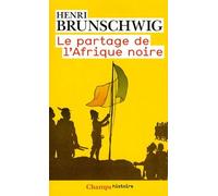 Le Partage de l'Afrique noire