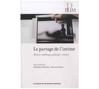 Le Partage De L'intime - Histoire, Esthétique, Politique : Cinéma