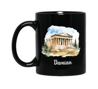 Le Parthénon Mug Drôle Tasse À Thé Durable Tasse À Café Cadeau Mignon Pour Anniversaire Noël Collègue 330ml