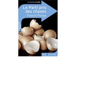 Le Parti pris des choses - Francis Ponge - Belin Éducation - broché - Scolaire / Universitaire