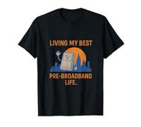 Le Passage à l'an 2000 dans Le Style rétro des années 90 est ma Meilleure Vie Avant Le Haut débit T-Shirt