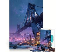 Le Passage Brisé Puzzle de 1000 pièces pour Adultes Jeu intellectuel et Relaxant Découpe de qualité Pièce d'art raffinée 38x52cm