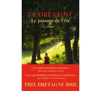 Le Passage de l'été Prix Bretagne - Prix Breizh 2021 - Claire Léost - Lattes - broché - Roman